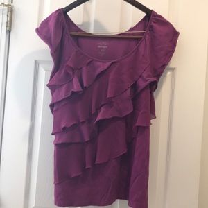 Fun ruffled Old Navy Top
